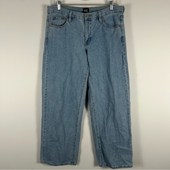 BDG Urban Outfitters Jeans Women’s Size 29 Blue Baggy Denim Wide Leg High Rise - Picture 1 of 11